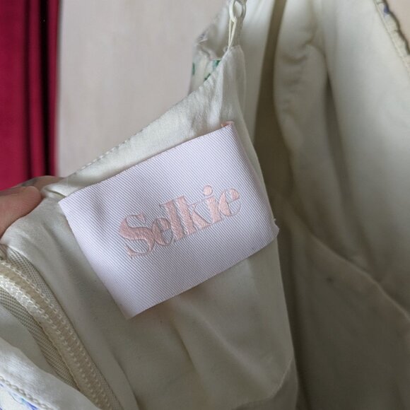 Selkie Blue Vine Roman Holiday Gown - Picture 6 of 7